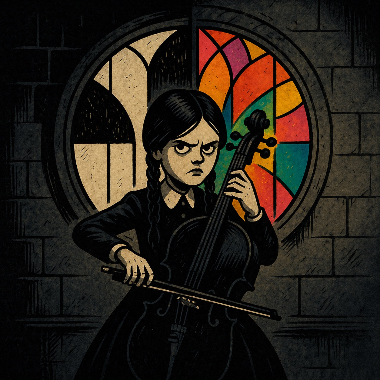 Paint It Black (from Wednesday)